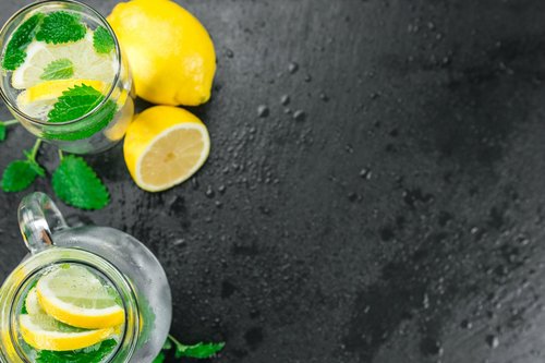 Pine Pollen and Lemon Water