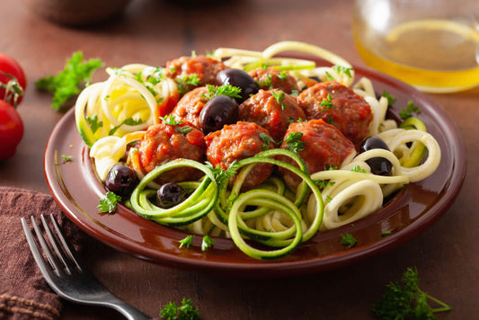 Keto Meatballs and Zucchini Recipe