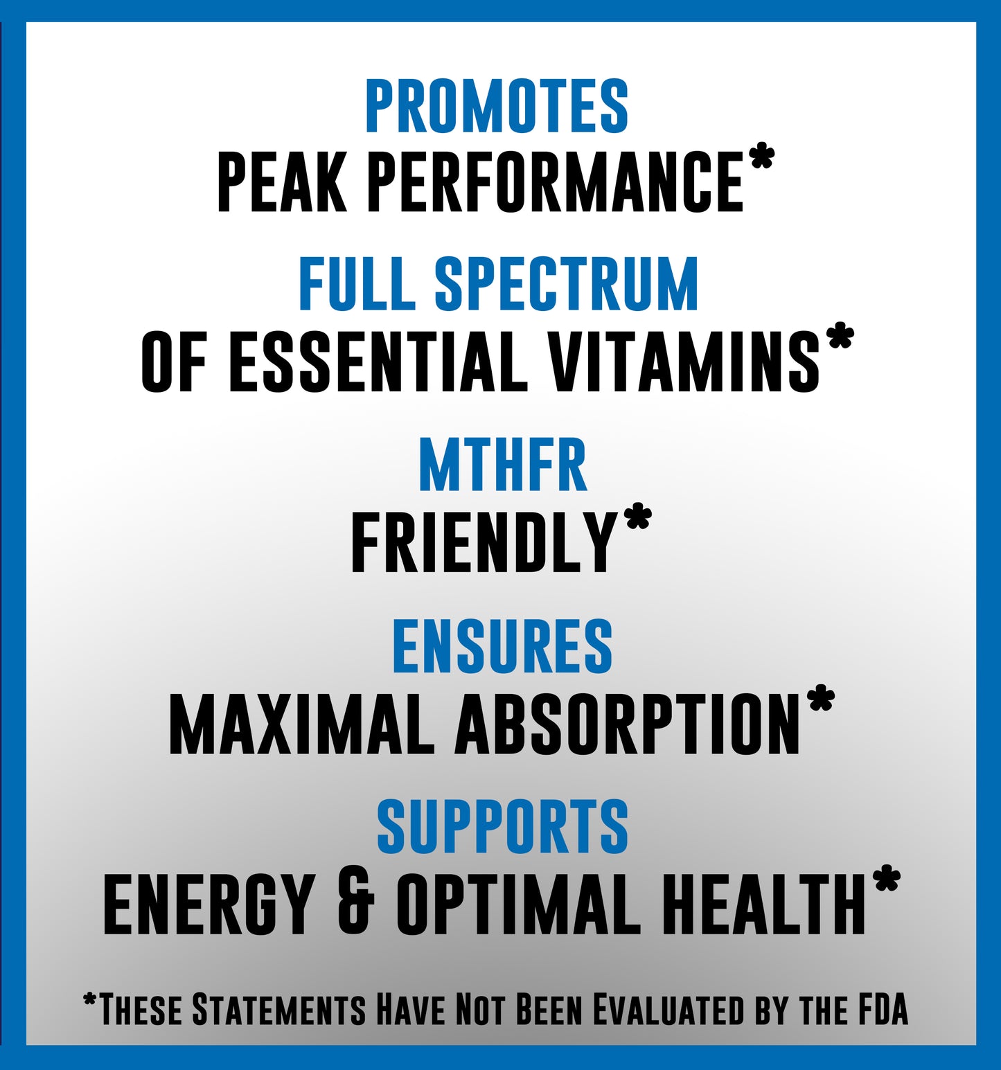 Methylated Multivitamin Benefits