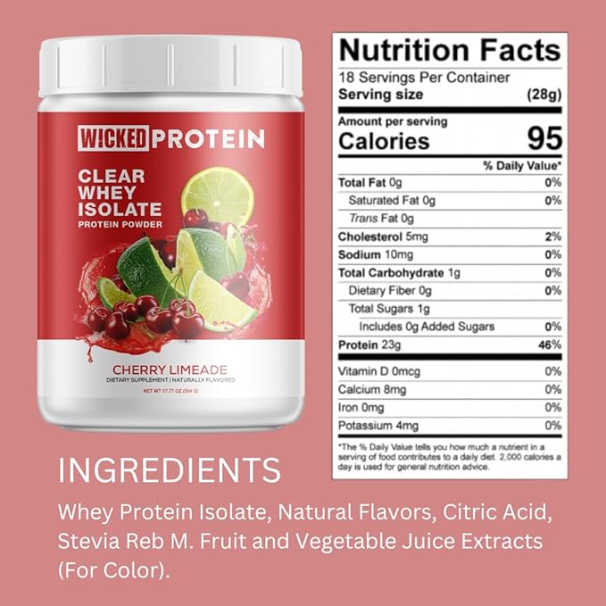 Clear Whey Protein Powder | Wicked