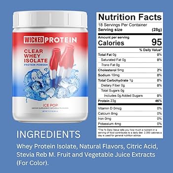 Clear Whey Protein Powder | Wicked