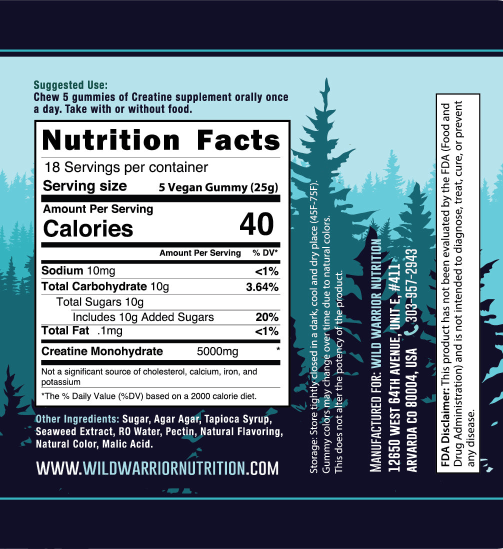 Creatine Gummies | Wild Warrior Nutrition