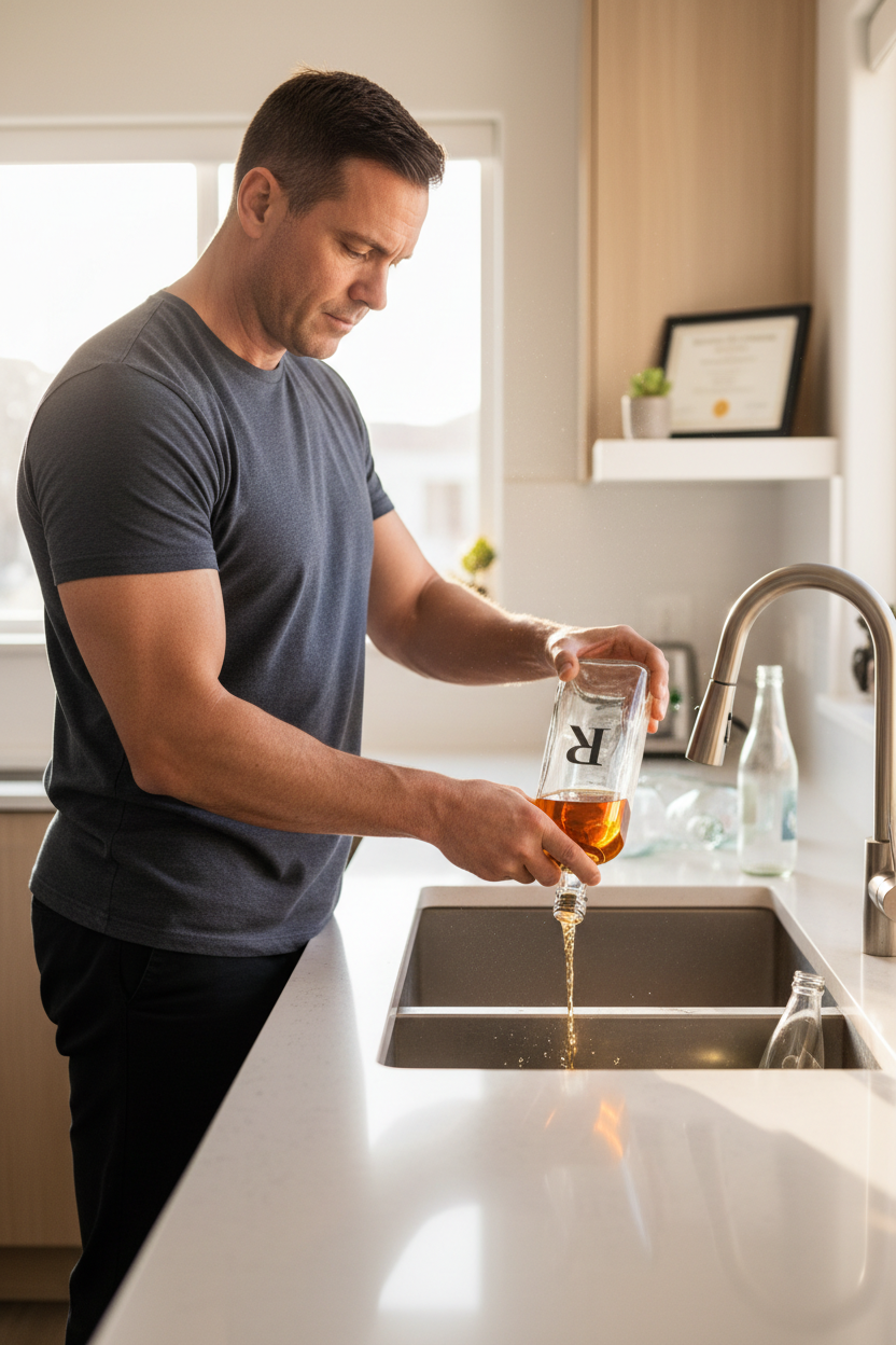Benefits of quitting alcohol for men's sleep, testosterone, weight and muscle recovery
