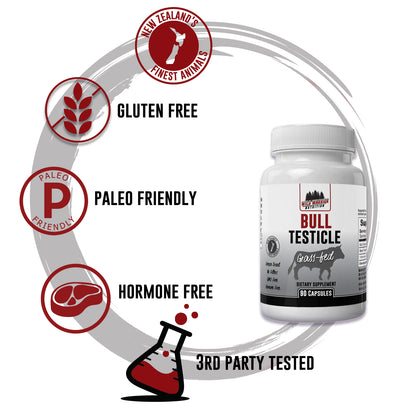 Grass-fed Beef Testicle Capsules (Orchic) | Wild Warrior Nutrition | American Made