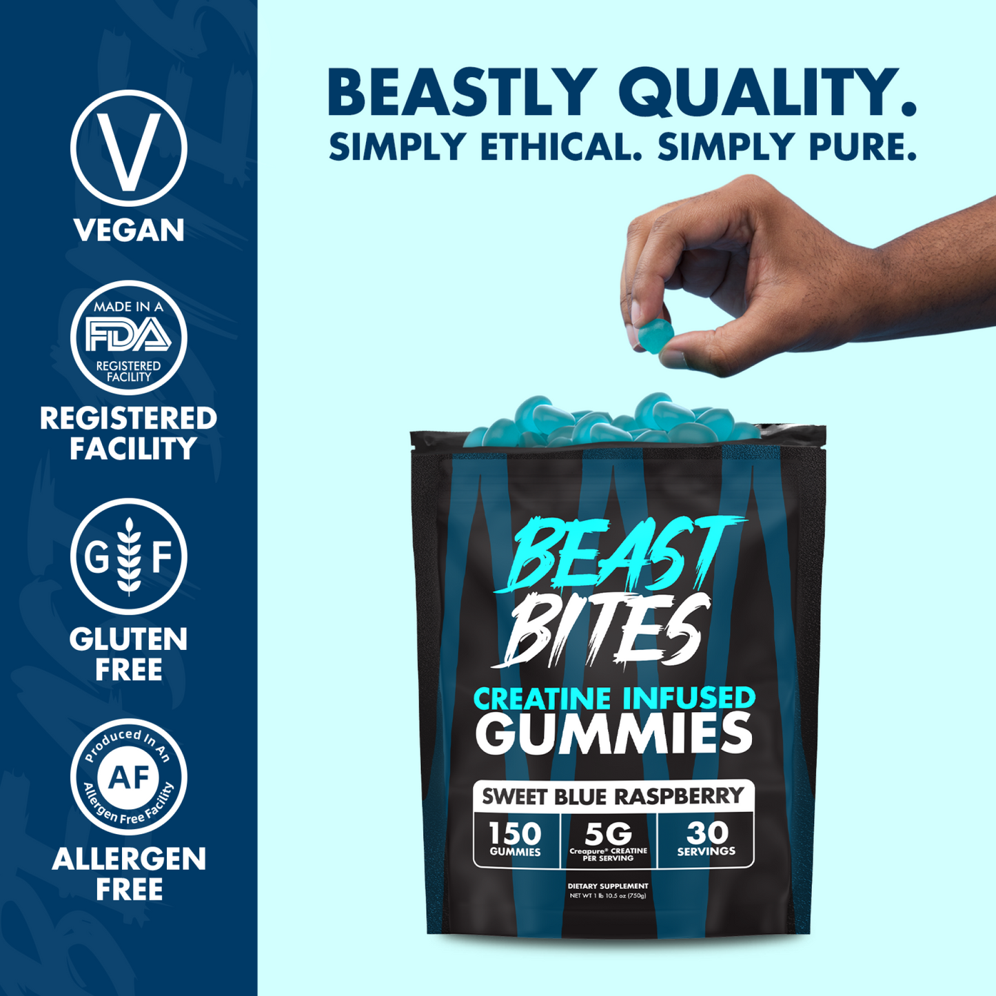 Beast Bites Creatine Gummies