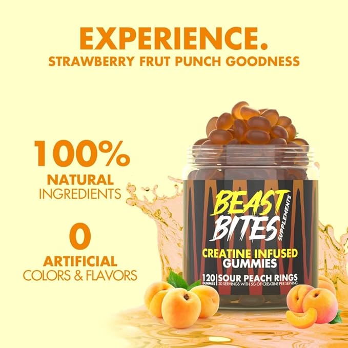 Beast Bites Creatine Gummies 