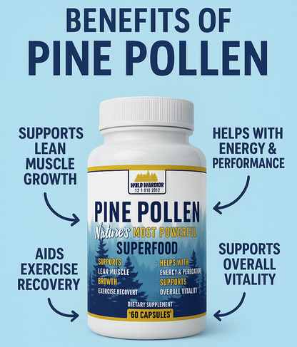 Pine Pollen Capsules | Wild Warrior Nutrition