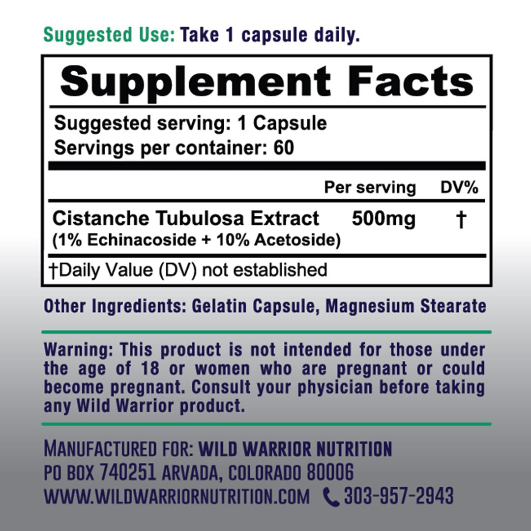 Cistanche Supplements Facts